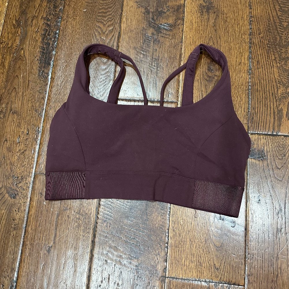 Athleta Bugundy Exhale Bar M A-C